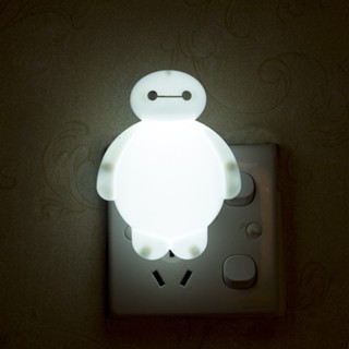 Baymax โคมไฟกลางคืน LED สีขาว อบอุ่น ประหยัดพลังงาน สําหรับห้องเด็ก