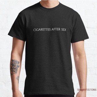 เสื้อยืดลําลอง ผ้าฝ้าย 100% พิมพ์ลาย CIGARETTES AFTER SEX แฟชั่นฤดูร้อน สําหรับผู้ชาย