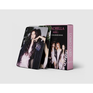 โฟโต้การ์ดคอนเสิร์ต BLACKPINK Coachella HD Idol Lomo Card Collection JENNIE ROSE LISA JISOO 2023 55 ชิ้น