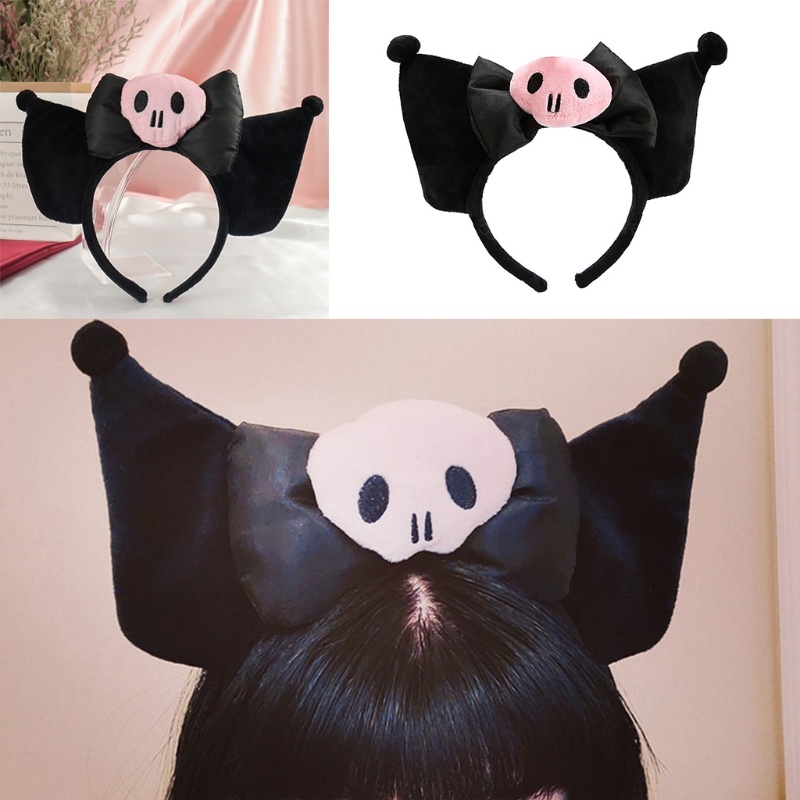 ที่คาดผม ตุ๊กตาการ์ตูนอนิเมะ Sanrio Kuromi My Melody Cinnamoroll น่ารัก เหมาะกับของขวัญฮาโลวีน ของเล่นสําหรับเด็กผู้หญิง
