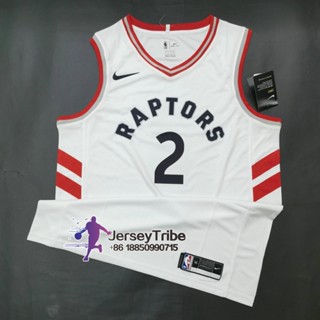 เสื้อกีฬาบาสเก็ตบอล NBA Raptors Jersey Toronto สําหรับผู้ชาย #เสื้อกีฬาแขนสั้น ลายทีม Kawhi Leonard สีขาว 2 ชิ้น 804224