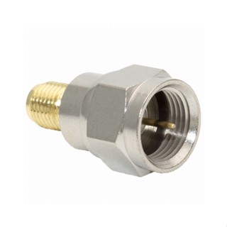 อะแดปเตอร์เสาอากาศทองแดง F Type Male to SMA Female Coax 1 ชิ้น