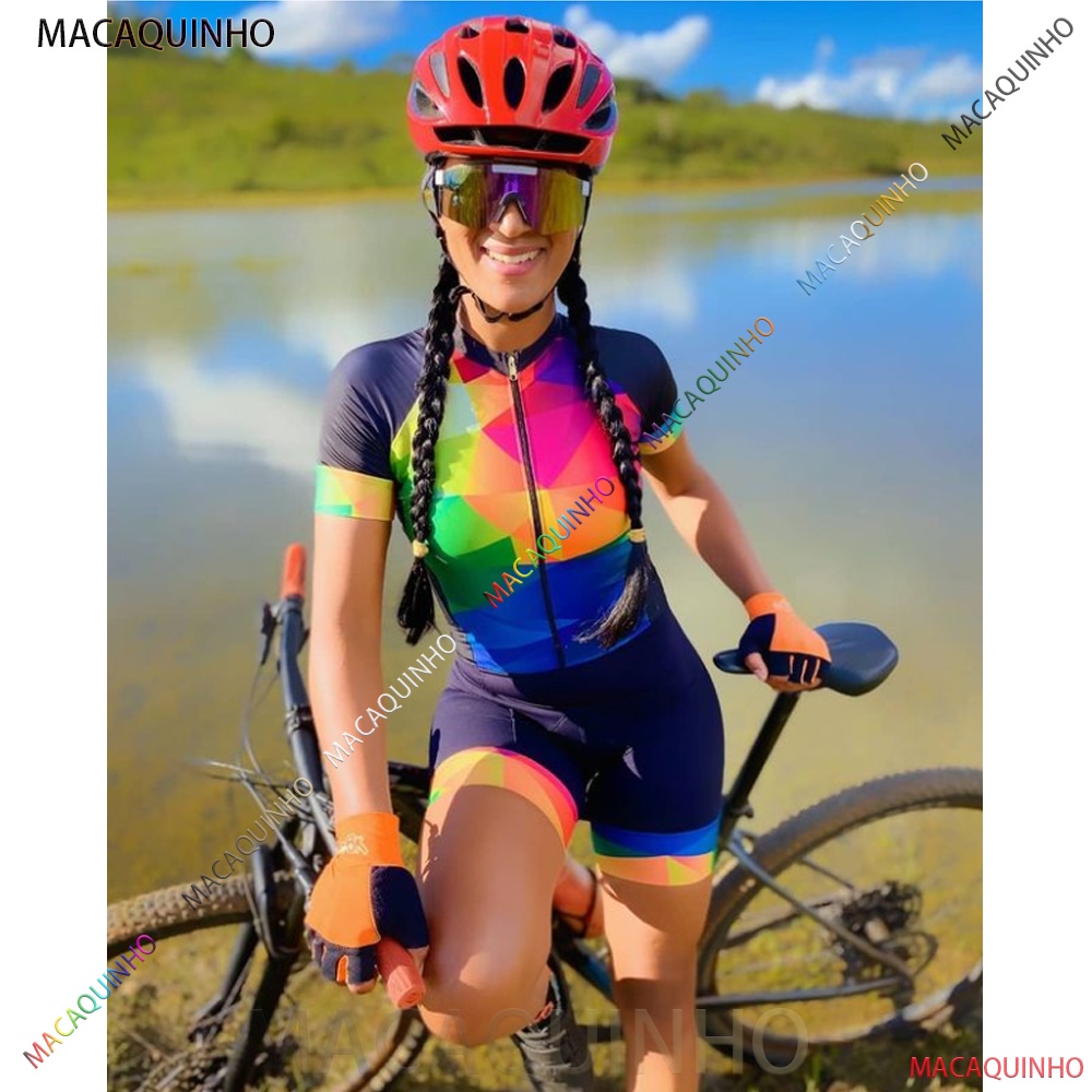 [ทางเลือกที่ดีที่สุด] Kafitt ชุดจั๊มสูท ขี่จักรยาน ผู้หญิง แขนสั้น เสื้อปั่นจักรยาน ไตรกีฬา ชุดสกินสูท เสื้อผ้าจักรยาน ป้องกันรังสียูวี เสื้อ Mtb