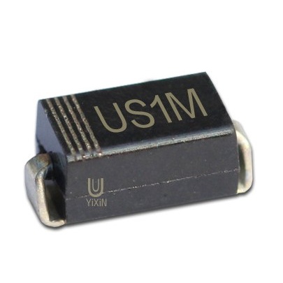 US1M ไดโอดการกู้คืนที่รวดเร็วเป็นพิเศษ 1A1000V SMA Patch HER107 / UF4007 US1MF