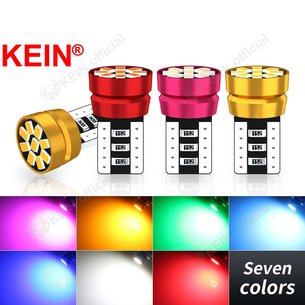 Kein 2PCS T10 ไฟ Led W5W WY5W Auto Interion โดม 194 168 501 ที่จอดรถด้านข้าง Marker ป้ายทะเบียนกระเป๋าเดินทางภายในโคมไฟรถหลอดไฟ Led อัตโนมัติรถจักรยานยนต์ Led 9SMD 2016