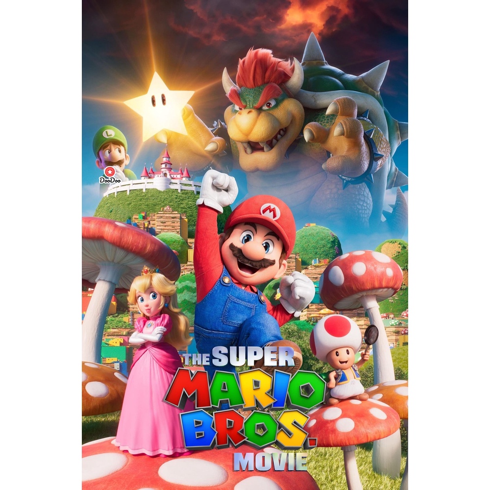 แผ่น DVD การ์ตูน The Super Mario Bros. Movie (2023) ดีวีดี พากย์ไทย 5.1 อังกฤษ 5.1 ซับไทย Doodoo