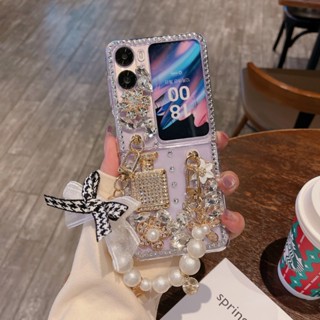 Luken เคสโทรศัพท์มือถือ แบบฝาพับ บางพิเศษ กันกระแทก หรูหรา สําหรับ OPPO findn2Flip findn2Flip OPPO