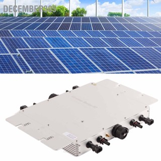 December305 1600W Solar Grid Tie Micro Inverter 120V 230V IP65 อลูมิเนียมกันน้ำสำหรับหลังคากลางแจ้ง