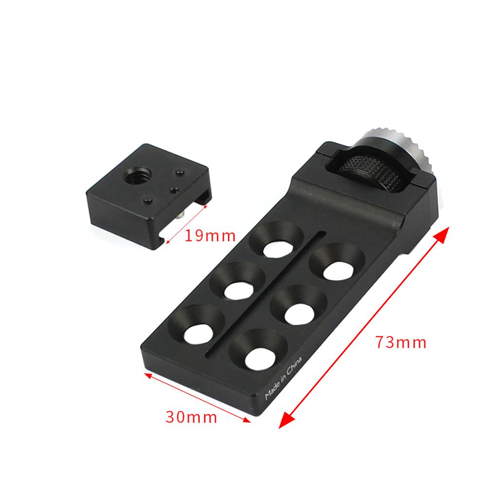 Feichao แขนต่อขยายกล้อง อะลูมิเนียม และเมาท์ขาตั้ง สําหรับ DJI OSMO Mobile 2 DJI OSMO Pro Smooth 4