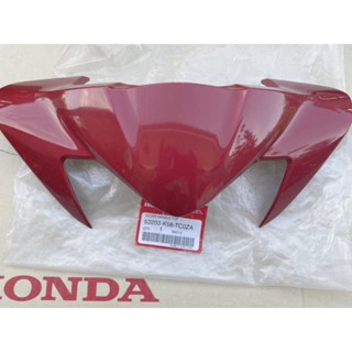 53203-K58-TC0ZAฝาครอบแฮนด์ตัวบนสีแดง HONDA WAVE110I รุ่นไฟหน้าLED 2019-2022 ,จำนวน1ชิ้น