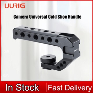 Uurig R005 มือจับด้านบนกล้อง สําหรับมอนิเตอร์ ไมค์ โคลด์ชู สําหรับกล้อง Canon DSLR