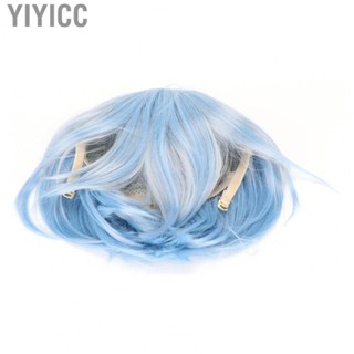 Yiyicc Short Hair Wigs  Easy Care Comfortable Heat Resistant Soft Women Short Wigs Fashion  for Cosplay for Shopping for Halloween Party