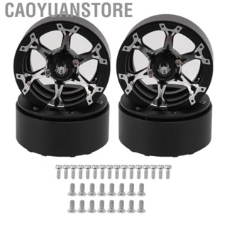 Caoyuanstore Beadlock Wheel Rim Hub  Reusable Precise RC Beadlock Wheel Rims Wear Resistant 1.9in  for  Control Car