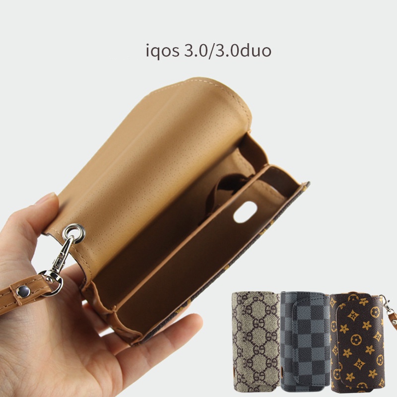 เคสกระเป๋าหนัง ป้องกัน ความจุขนาดใหญ่ หลากสี สําหรับ Iqo 3.0 IQOS 3.0
