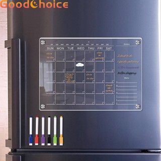 【Good】Acrylic Calendar Monthly Monthly Plan Smooth Stylish Transparent Weekly【Ready Stock】