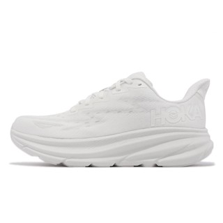 Hoka Clifton 9 รองเท้าวิ่งจ๊อกกิ้ง พื้นหนา ระบายอากาศ น้ําหนักเบา กันกระแทก สีขาว สําหรับผู้หญิง [ACS] 1127896Wwh