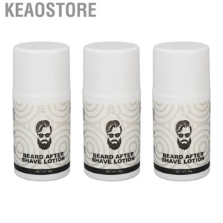 Keaostore After Shave Lotion  3pcs 150g Total Absorbs Quickly Calm Skin Beard After Shave Lotion  for Any Skin Type