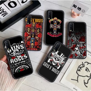 เคสโทรศัพท์มือถือนิ่ม ลาย guns n roses สําหรับ Vivo V20 Y70 Pro V21 S7 S9 S10 U3 Y73S S7E Y73 2021 V21E 4G 25GBY