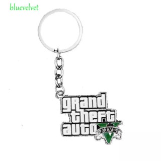 Bluevelvet พวงกุญแจ จี้เกม GTA V PS4 Xbox PC ของขวัญวันเกิด สําหรับผู้ชาย