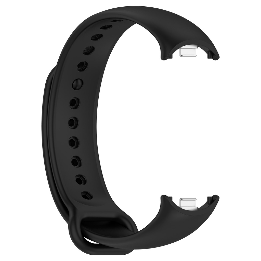 สายรัดเปลี่ยนสายรัดซิลิโคนสีสันสดใสสําหรับ Xiaomi MiBand 8 9 MiBand 8 9 Tracker Band Strap สายนาฬิกา