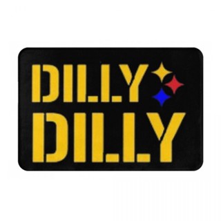 Dilly Dilly พรมเช็ดเท้า ผ้าสักหลาด กันลื่น ดูดซับน้ํา แห้งเร็ว 16x24 นิ้ว สําหรับห้องน้ํา พร้อมส่ง