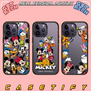 Casetify เคสโทรศัพท์มือถืออะคริลิคใส แบบแข็ง กันกระแทก ลาย Disney Family สําหรับ IPhone 14 13 12 11 Pro Max