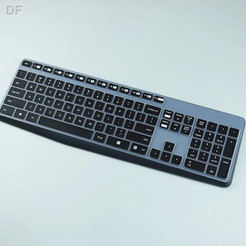 ✨สําหรับ Logitech K235 MK235 MK315 K375 K375S ไร้สายบลูทูธเดสก์ท็อปซิลิโคนคีย์บอร์ดป้องกันผิว G