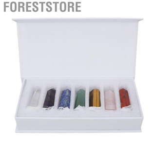 Foreststore 7Pcs Hexagonal Prisms Single Point For  Meditation Yoga Home Decor Supply