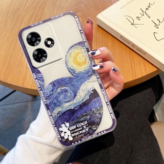 เคสโทรศัพท์มือถือ TPU ใส แบบนิ่ม ลายการ์ตูน ป้องกันกล้อง สําหรับ Realme C53 C55 NFC 10T 5G 4G Realme C53