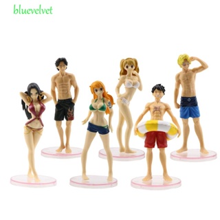 Bluevelvet ตุ๊กตาฟิกเกอร์ Luffy Luffy Sabo ของขวัญ ของสะสม เครื่องประดับ