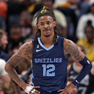 เสื้อกีฬาบาสเก็ตบอล แขนกุด ลายทีม Memphis Grizzlies No.12 Ja Morant 22-23 Season สําหรับผู้ชาย