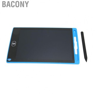 Bacony LCD Writing Tablet  Safety Reusable 8.5 Inch Electronic Doodle Pad Colorful Erasable  for Home