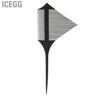 Icegg Hair Dyeing Highlighting Comb Home Salon Weaving Sectioning Tail Comb Styling