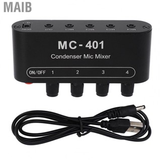 Maib Mic Mixer Wide Compatibility Good  Quality Easy Adjustment Microphone Mixer System DC 5V for Music