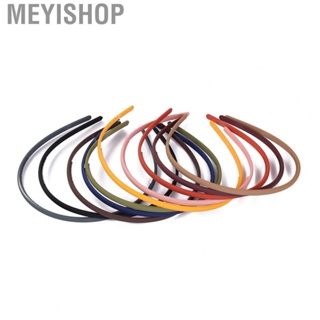 Meyishop Matte Headband Women Pure Color Simple Elegant Hairband Hair Accessory for Holiday Party Dating 0.5cm