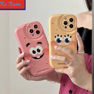 เคสโทรศัพท์มือถือ กันลื่น ลายสพันจ์บ็อบ สแควร์แพนท์น่ารัก สําหรับ Iphone 11 8 xr 1214Pro 6plus 13 7 max