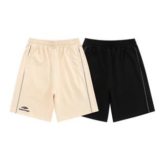 Trend Classic BA-/LE&amp;&amp;*IAGA กางเกงขาสั้นลําลองแฟชั่น ปักลายแถบสะท้อนแสง พลัสไซซ์ สําหรับทุกเพศ ทุกวัย