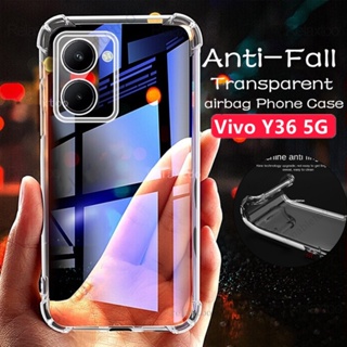 เคสโทรศัพท์มือถือแบบนิ่ม กันกระแทก ขอบตรง ยืดหยุ่น หรูหรา สําหรับ vivo Y02 Y02A Y02s Y16 Y22 Y22s Y35 Y36 4G Y78 Y02T