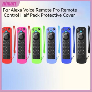 Ni เคสรีโมตคอนโทรล กันกระแทก กันฝุ่น สําหรับ Amazon Alexa Voice Remote Pro