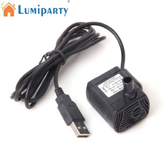 Lumiparty เครื่องปั๊มน้ํา USB ไร้แปรงถ่าน 5V เสียงเงียบ สําหรับปลูกผัก ไฮโดรโปนิกส์ AD20-0510B