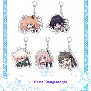 Danganronpa พวงกุญแจ จี้การ์ตูนอนิเมะ Makoto Naegi สองด้าน สไตล์ญี่ปุ่น สําหรับผู้หญิง และผู้ชาย