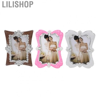 Lilishop Home Photo Frame Easy To Operate Hold 10x15cm Photo Photo Frame Decoration with Stand for Dining Room