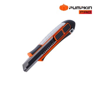 PUMPKIN PRO พัมคินโปร มีดคัตเตอร์สแตนเลสใหญ่ SAFE-LOC Heavy 18mm. รุ่น BA818-BL เยี่ยม