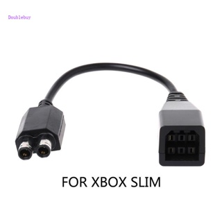 Doublebuy อะแดปเตอร์แปลงสายเคเบิ้ลพาวเวอร์ซัพพลาย สําหรับ Xbox 360 Flat to Slim Game Console