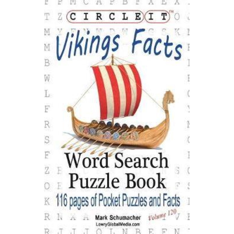 Circle It, Vikings Facts, Word Search, Puzzle Book โดย Lowry Global Media LLC (ปกอ่อน)