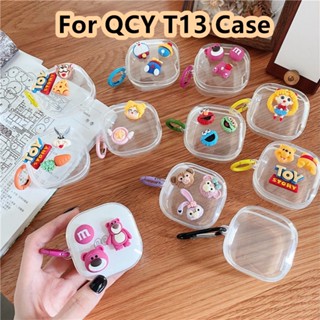 【คุณภาพสูง】เคสหูฟัง แบบนิ่ม รูปสามมิติ สําหรับ QCY T13 QCY T13