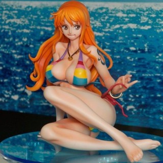 ชุดว่ายน้ํา แฮนด์เมด ลายการ์ตูนอนิเมะ Nami Seated Water Works