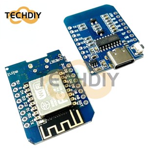 โมดูลบอร์ดไมโครคอนโทรลเลอร์อินเตอร์เฟซ D1 Mini NodeMcu WIFI ESP-12F ESP8266 TYPE-C