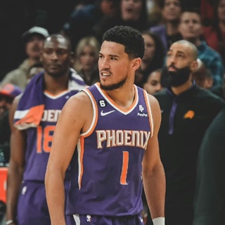 เสื้อกีฬาบาสเก็ตบอล แขนกุด ลายทีม Phoenix SUNS Jersey NO.1 Devin Booker 22-23 Season สําหรับผู้ชาย