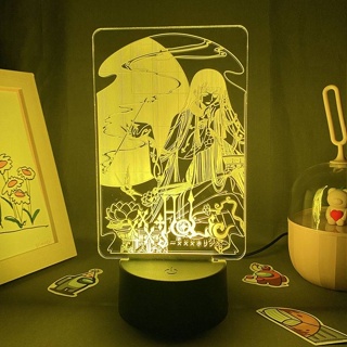 Mg XXXHoLiC โคมไฟกลางคืน LED รูปการ์ตูนอนิเมะมังงะ Yuuko Ichihara 3d ชาร์จ USB สําหรับตกแต่งบ้าน